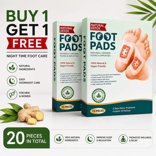 Premium Herbal Foot Care Patches - BUY 1 GET 1 FREE