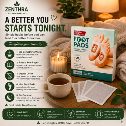 Herbal Foot Care Patches - BUY 1 GET 1 FREE (Night-Time Self-Care Routine Patches)